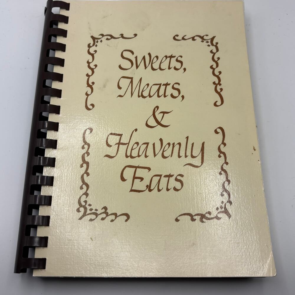 Vtg 1984  Baton Rouge Louisiana Cookbook Parkview Baptist Sweets Meats Heavenly